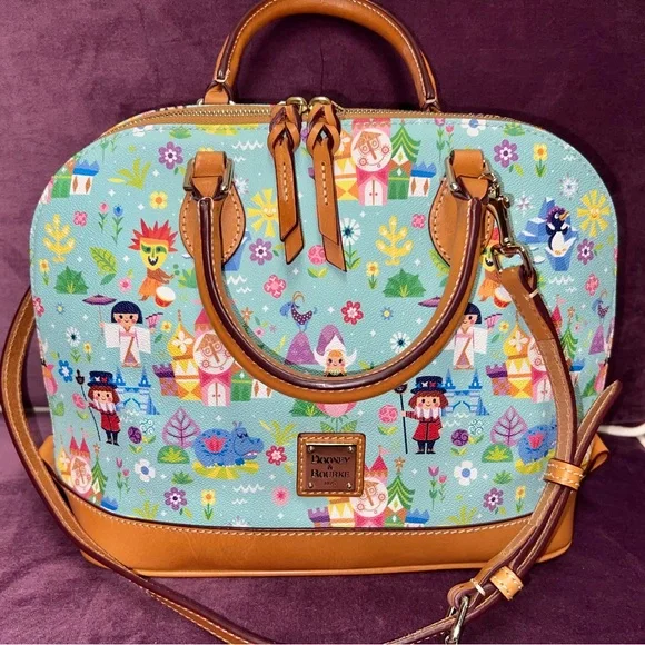 Dooney & Bourke Disney It’s a Small World satchel - Picture 4 of 4
